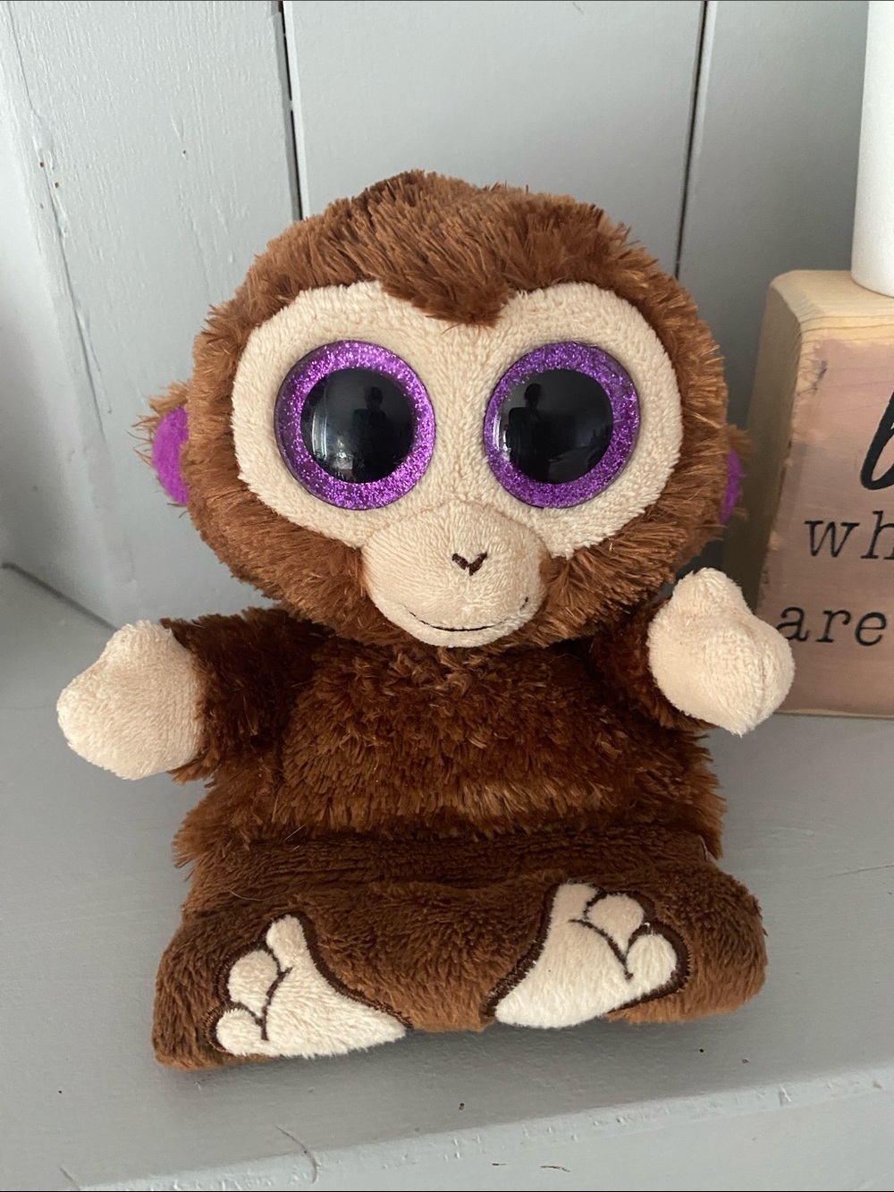 Ty Beanie Monkey Cell Phone Holder animal plush gifts